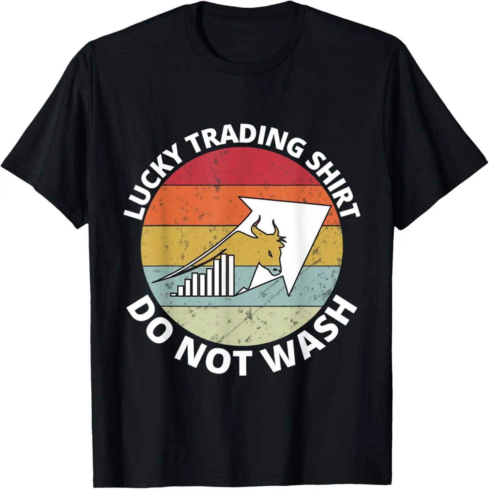 Retro I d Rather be Trading Stock Market Trading Gift T-Shirt S