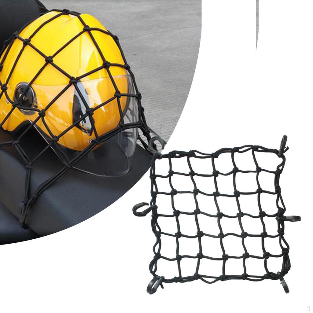 Motorcycle Cargo Net Luggage Storage Mesh Organizer 30x30cm Netting