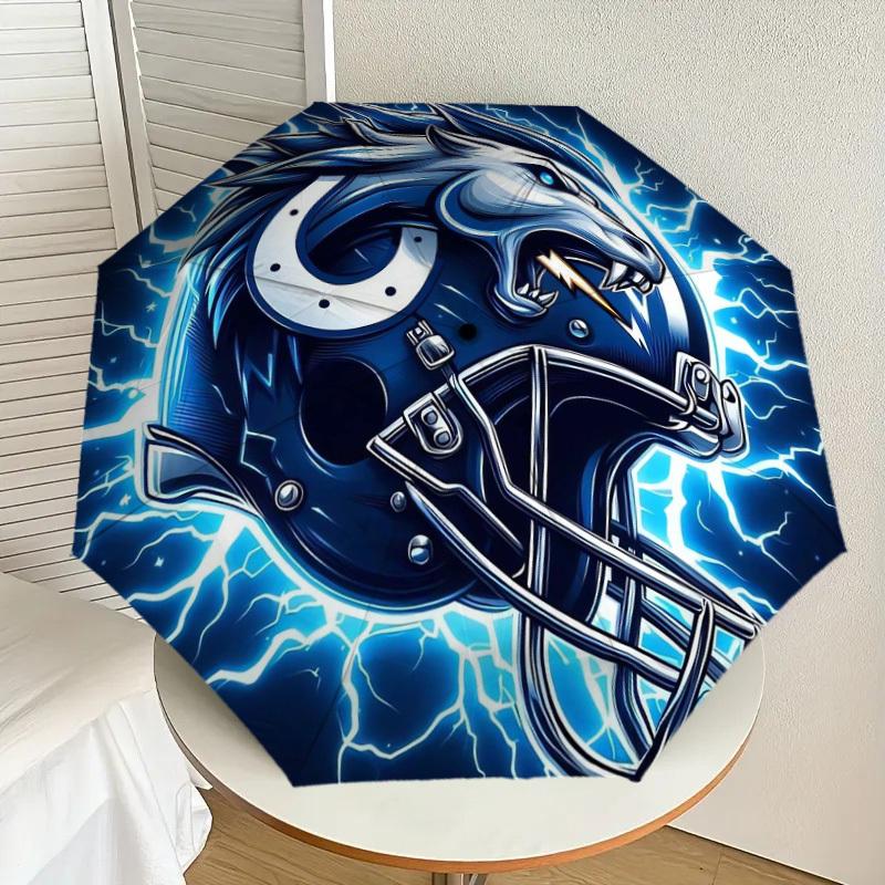 

1pc Lion Helmet Lightning Sports Icon Umbrella with Plastic Handle,Suitable for All Seasons Home Travel Outdoor UmbrellaDD452