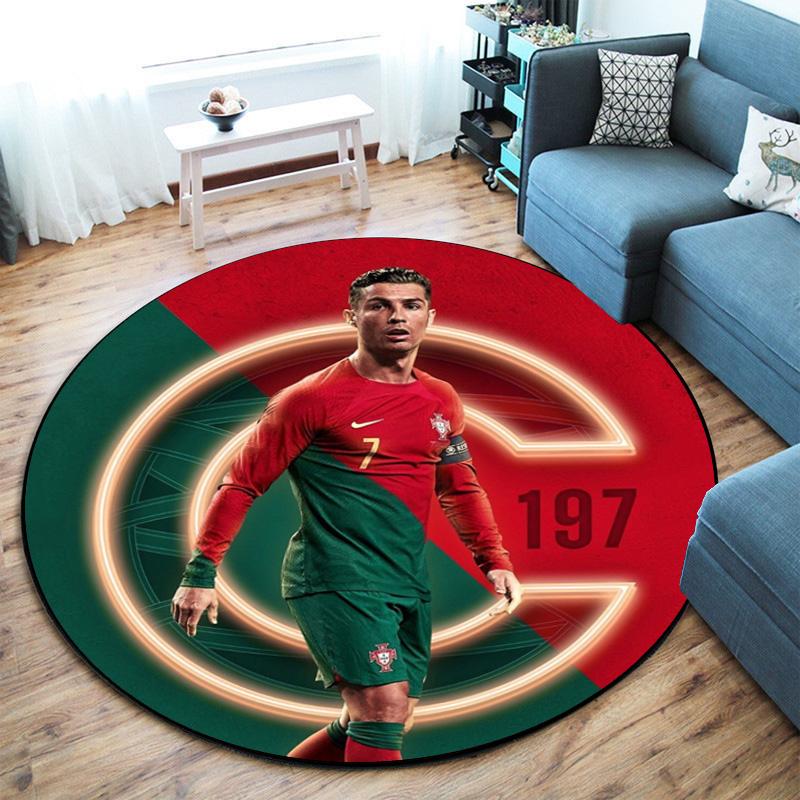 Ronaldo Legacy Glory Champions Carpet Printing Floor Mats Bathroom Mat Fashion Dormitory Decoration