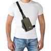 Peicees Mini Sling Bag for Men Small Crossbody Shoulder Bag, Mini Black