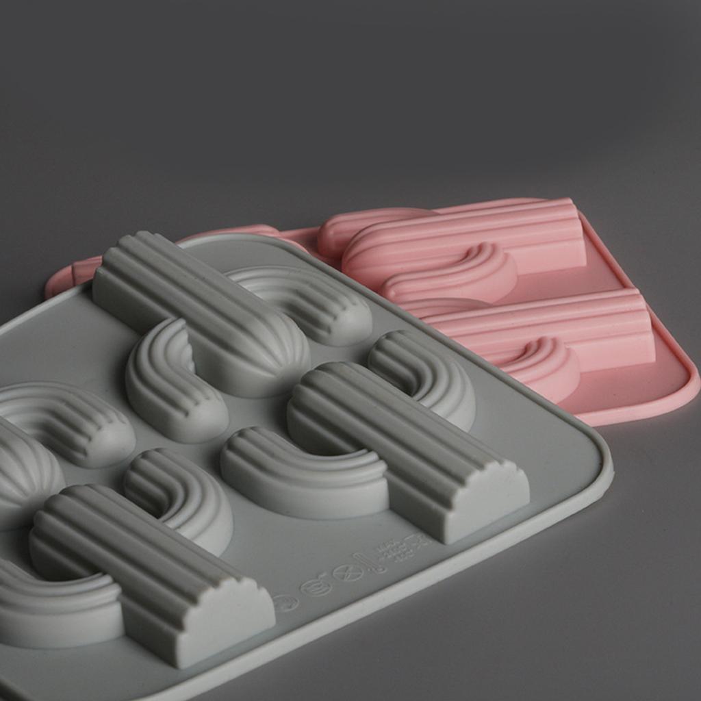Chocolate Candy Sugar Craft Paste Mold Silicone Cactus Shape Mold Household Candle Molds DIY Handmade Halloween Theme