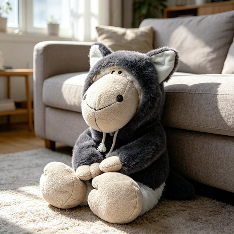 A Stuffed Sheep In Clothing High Quality Plush Toy Lamb Plushies Dolls Perfect Gifts For Kids Birthday Halloween Decor Christmas