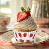 300pcs Strawberry Patterned Cupcake Liners | 5*3cm Paper Baking Cups for Various Festive Occasions, for Mother'S Day, Easter