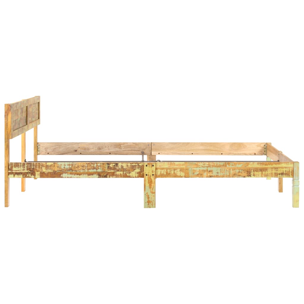 Solid Wood Bed Reclaimed Wood 180 x 200 cm
