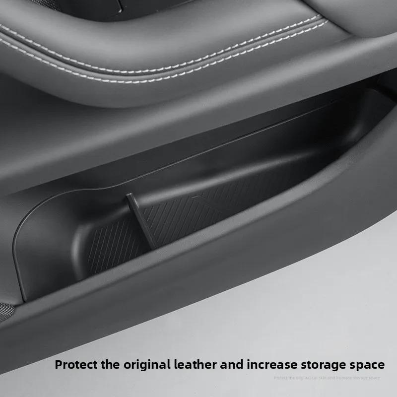 Samolepka na auto Pro Tesla Model X 2023 Úložný prostor dveří Slot ve dveřích Úložný box Interiér auta Příslušenství kufru Úprava auta