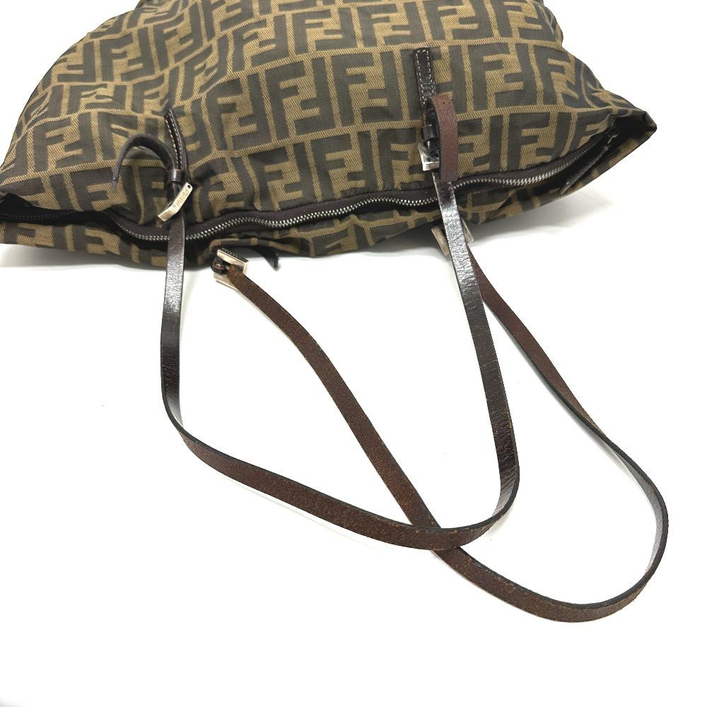 Fendi Zucca Pattern Logo Hardware Hand Bag, All-Over Print Shoulder Bag Tote Bag