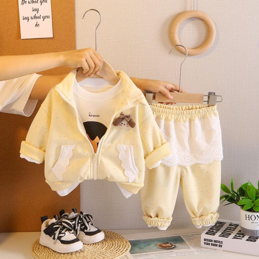 Kids Casual Long-Sleeve Set, Comfortable Daily Wear Outfits