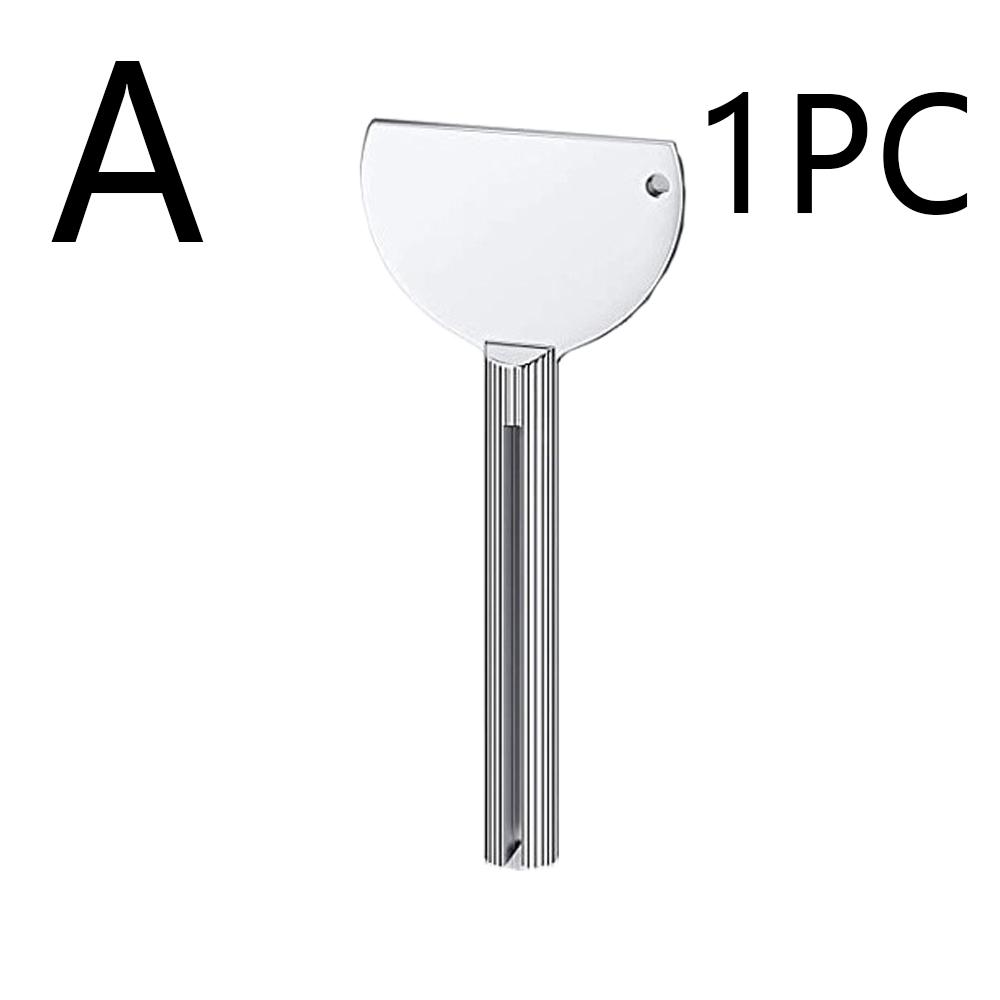 Portable Stainless Steel Toothpaste Squeezer & Hair Dye Dispenser Cleanser Squeezer, Bathroom Accessories, Half-Circle Wringer