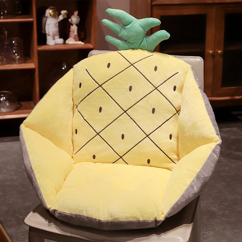 Cartoon Dinosaur Hamster Seat Cushion Office Chair Cushion Semi-Surrounded Waist Rest Bedroom Tatami Futon Seat Cushion