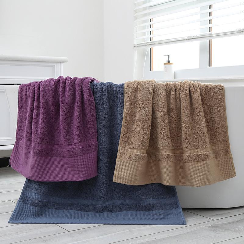 Platinum section hotel cotton bath towel plain color broken gear thickened adult tube top bath towel beach towel long-staple cotton