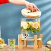 Glass Beverage Dispenser with Tap