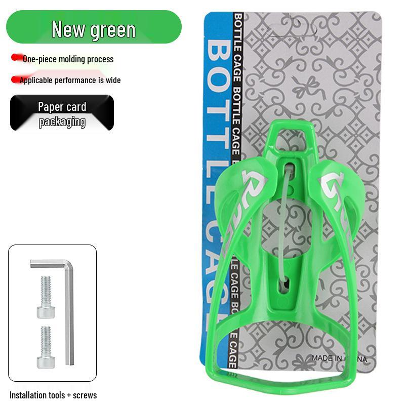 Plastic Bicycle Water Bottle Cage for Road & Mountain Bikes - Cycling Cup Holder & Gear Accessories