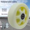 Durable Nylon Universal Casters for Trolleys - Sizes: 3", 4", 5", 6", 8"