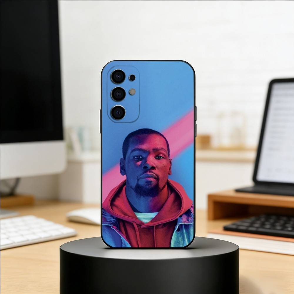 Basketball K-Kevin D-Durant 7 Phone Case For Samsung S25,S24,S21,S22,S23,S30,Ultra,S20,Plus,Fe,Lite,Note,10,Black Cover