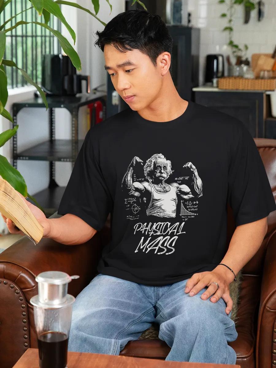 

Oversized T-shirt with print for gym and workout 2XL