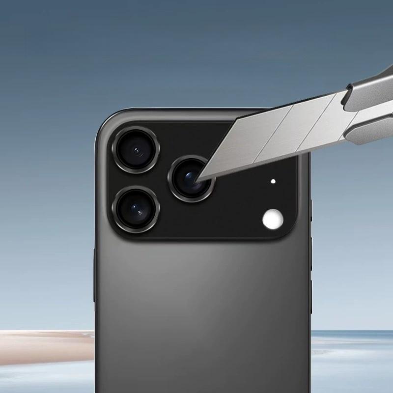 1Set Ultra HD Full Camera Lens Tempered Glass Protector Film For IPhone 17 Pro Max Rugged Metal Cover Anti-scratch Accessorios