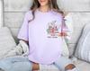 Comfort Colors® Personalized Teacher Shirt, Retro Trendy Disco Teach Crewneck Minimal, Gift for Her, Appreciation Custom Name Cute Group