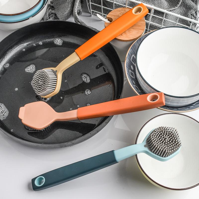 Silicone Non-stick Pot & Pan Cleaning Brush