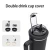 Replacement Lid For 40oz Tumblers Leak Proof Silicone Straw Cover Accessory For Drinkware Hygienes Protections