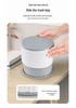 Home Story Mini Desktop Trash Can with Lid for Bedroom or Dining Table
