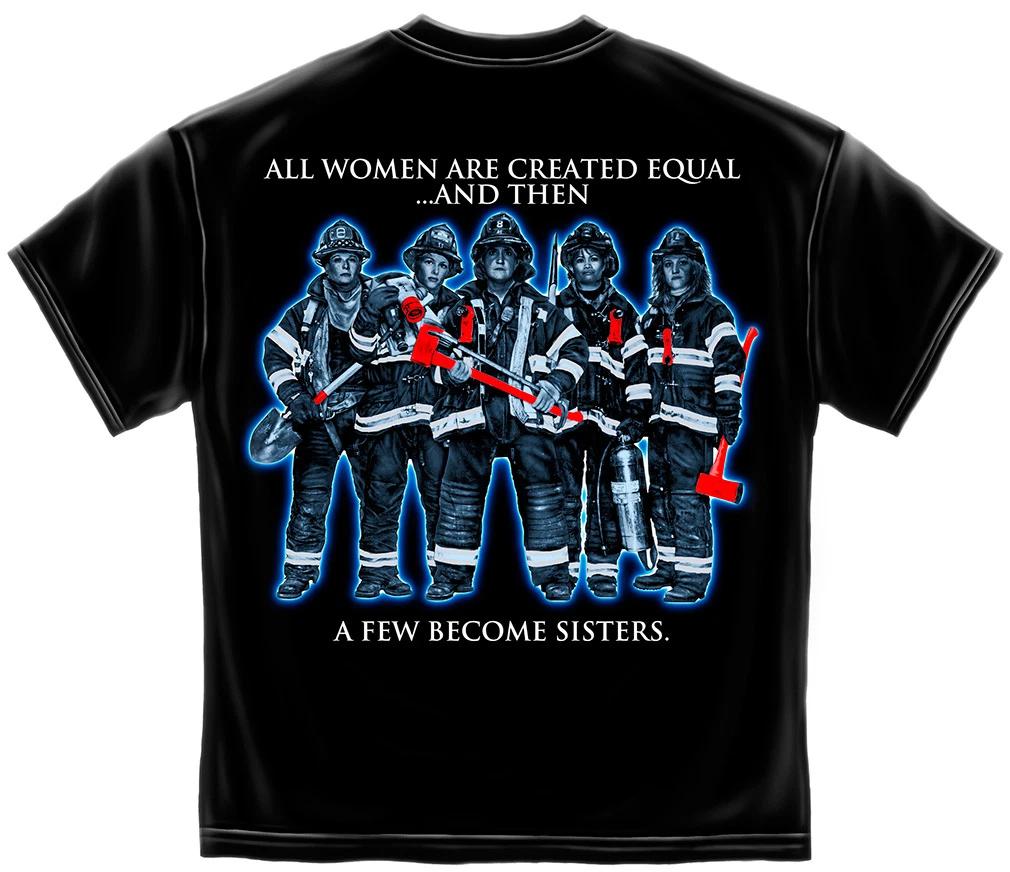 SISTERHOOD FIREFIGHTERS - T-Shirt XL