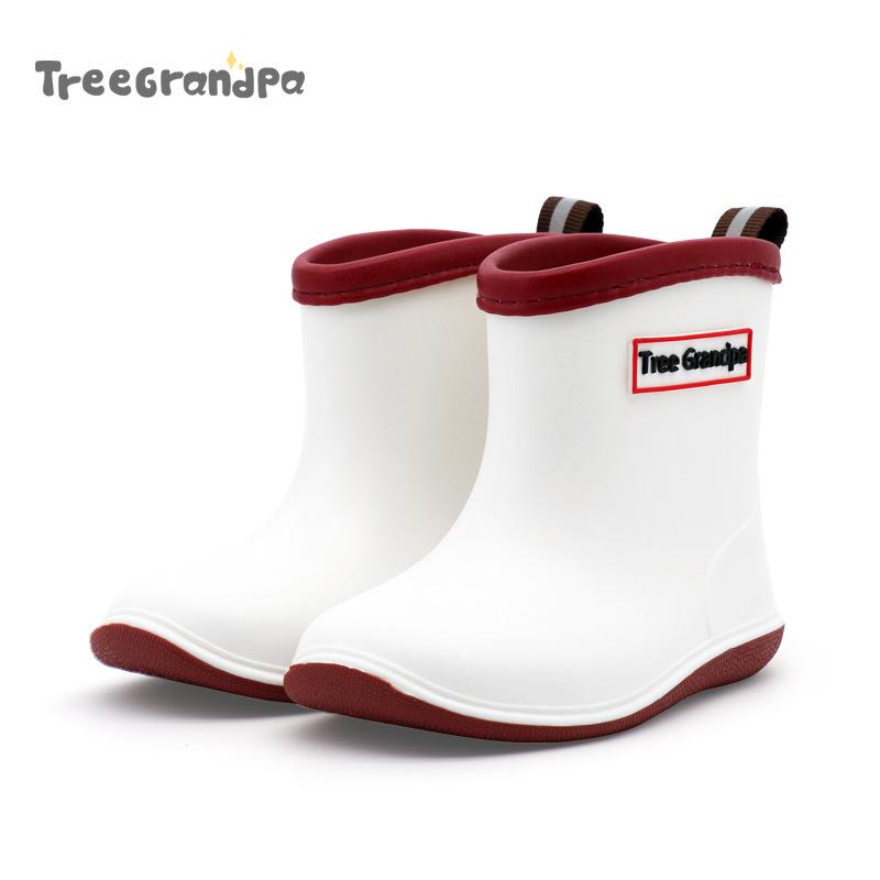 Children's Lightweight Non-slip Mid-calf Rain Boots for Toddlers - Boys & Girls Soft Sole Water Shoes