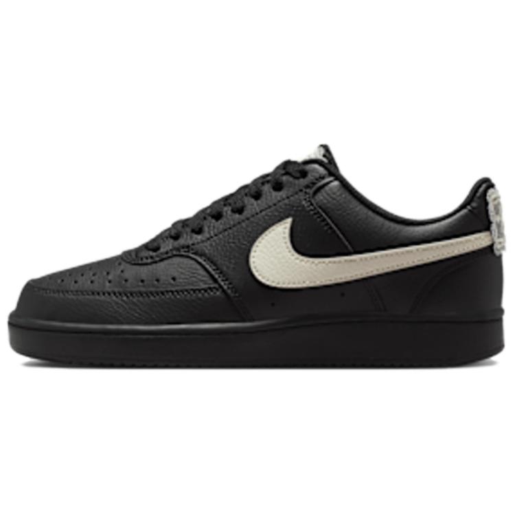 

Nike Court Vision Synthetic Leather Breathable Support Low top Skateboard Shoes Women s Black IR1387-001 36