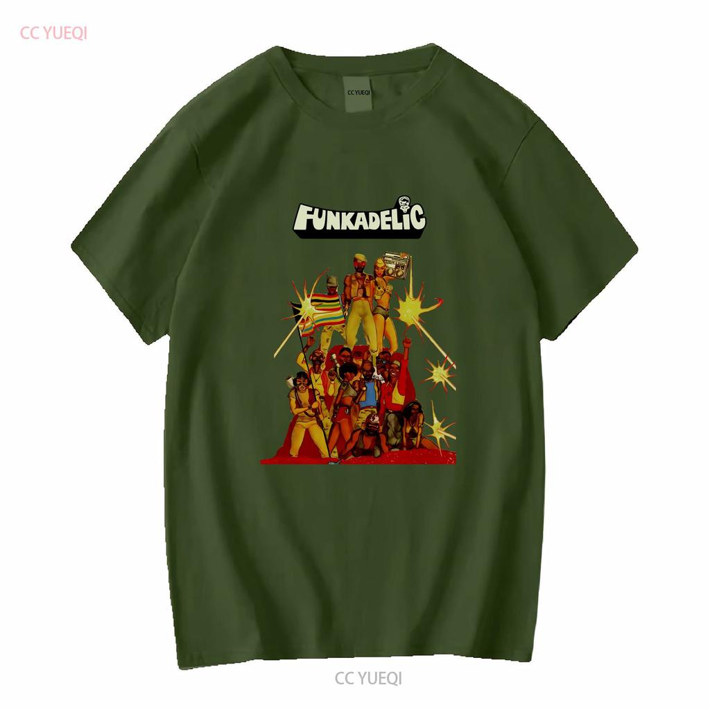 Funkadelic George Clinton T Shirt Eddie Hazel Essential Parliament Pfunk Concert Vintage Washed Top For Everyday Wear Fashion