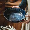 Kiln Change Ingot Big Bowl Retro Ceramic Bowl Household Bowl Vegetable Bowl Salad Bowl Restaurant Tableware Noodle Bowl Soup Bowl