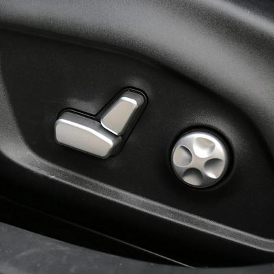Zieraufkleber-Schale, Autozubehör, ABS, matt, für Jeep Compass 2017 2018, Abdeckung für den Sitzinnenraum des Autos, Sitzknopf-Einstellschalter