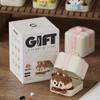 Cute Animal Pendant Set: Panda, Tiger & Rabbit Dolls Compatible with Lego Bricks - Children's Toys Gift Box