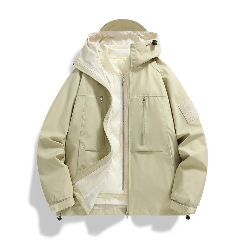 New Autumn Couple Hooded High-end Jacket Jacket Outdoor Leisure Windproof Waterproof