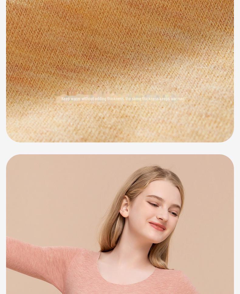 Velvet-Lined Seamless Women's Tops: Warm Half-Sleeve, Five-Quarter Sleeve, and Three-Quarter Sleeve Silk Options.