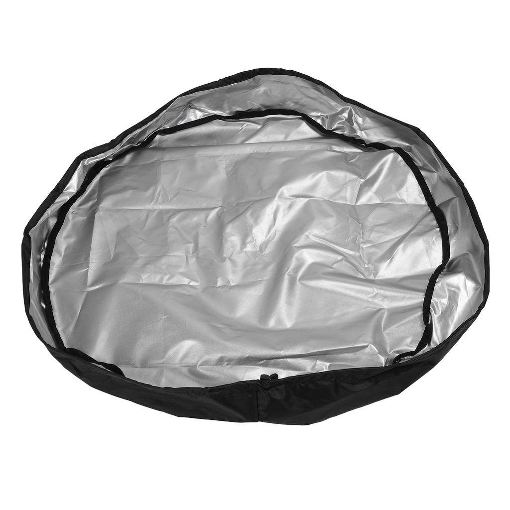 55 Gallon Drum Cover 420 Oxford Cloth Dust Resistant Easy To Clean Barrel Cover for All Seasons