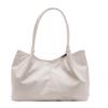 French Style Underarm Bag Large Capacity Solid Tote Bag Fashion PU Leather Shoulder Bag  Travel