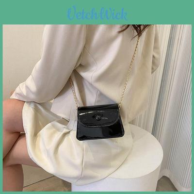 2024 Spring New Retro Mini Shoulder Bag Street Fashion Trend Pu Material