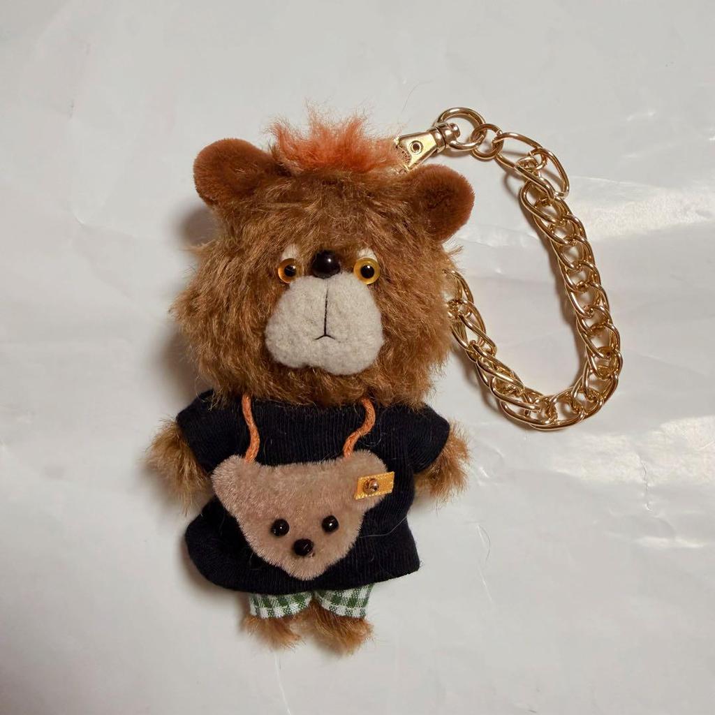[USED] Tiny Zoo Artist Felt Teddy Bear Handmade Plush Toy