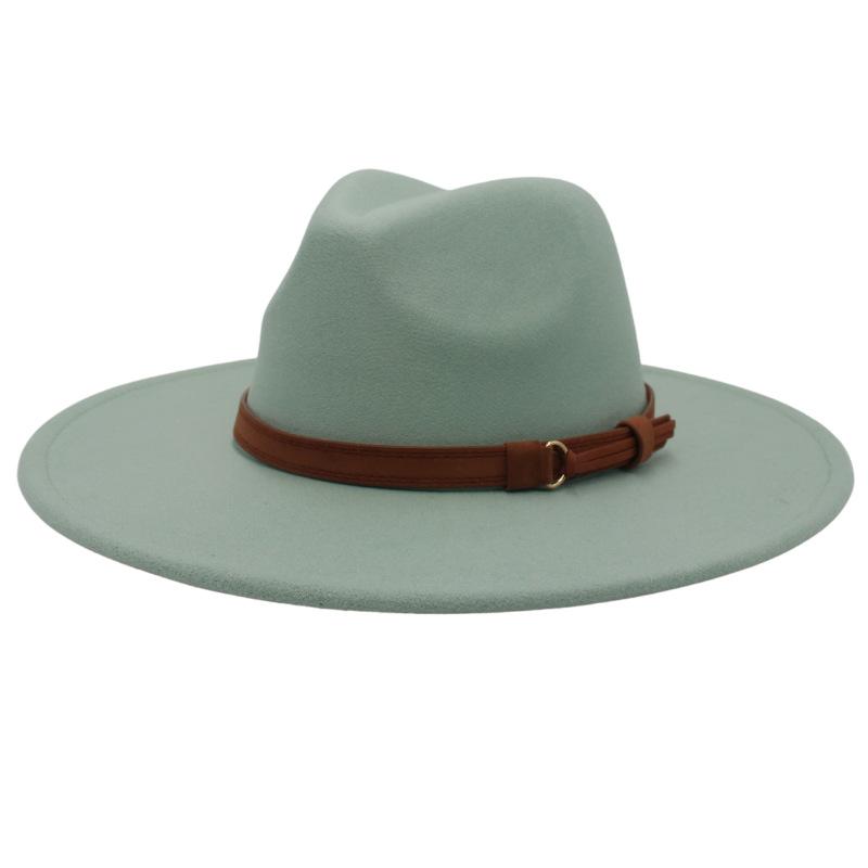 Cashmere Brim Jazz Hat Lady Gentleman Top Hat Party Banquet Coat With Hat