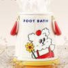 Thickened Foot Soaking Bucket Cartoon Foldable Tub Cute Portable Foot Bath  Winter Season