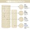 Gruper Foam Roller Myofascial Release Set Large and Myofascial Stretch Grid Foam Roller (2 Rollers, Small) - Roller, Roller, (Off-White)