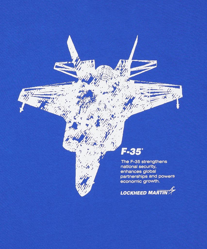 Loghideumatin Lm F-35 Graphic Tee (Blue)
