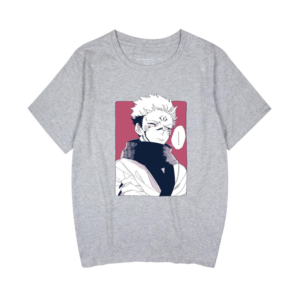 Jujutsu Kaisen Shirts Round Neck Short Sleeve Funny Clothes Jujutsu Kaisen Printed Unisex T-Shirt