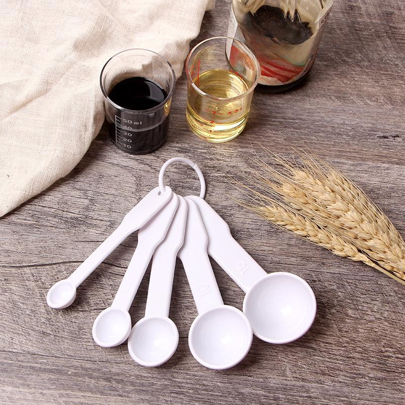 236AAA 5-in-1 Kitchen Measuring Spoon: Multi-Scale Tool for Baking, Salt, Milk Powder