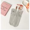 Spring Versatile Letter Heart Mid-calf Socks for Ladies, Breathable Cotton Socks