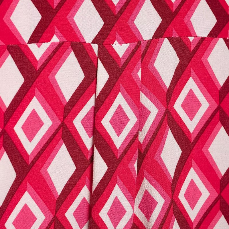 Kaslead New Arrival Women's Fashion Style Geometric Pattern Print Shirt Skirt 2298065 2298069