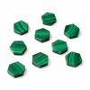Malakit cabochoner AAA+ Grön ädelsten 10 mm rund platt baksida polerad sten för smyckestillverkning Ring Hänge Örhängen