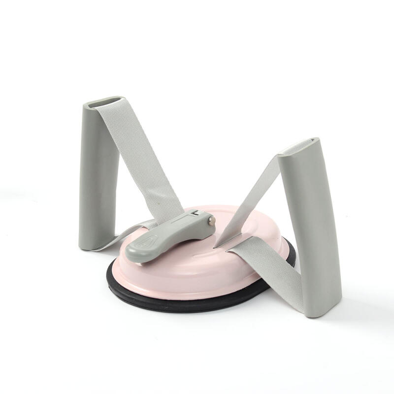 Health Sit-Up Suction Sit-Up Bar (Pink + Gray)