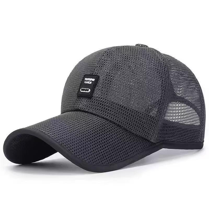 Men's Casual Mesh Baseball Cap with Sunscreen Protection for Outdoor Activities
