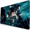 Anime Grils MouseMat Overwatch Gamer Cool Mouse Pad D_Demon Slayer Gamer Cabinet Large Non-Slip Mousepad XXL Keyboard Mat